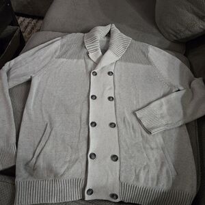 Express Authentic Gray Knit Top